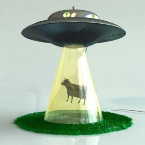 the most unique lamp design Alien Abduction Lamp 