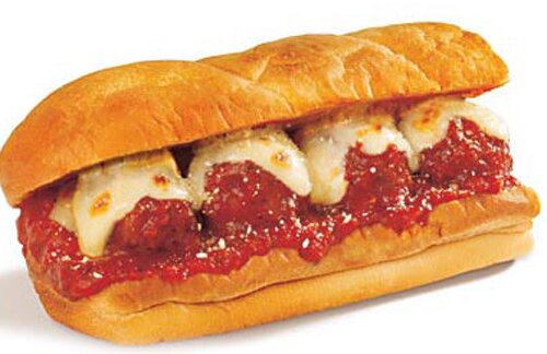Subway nutrition facts: Meatball Marinara with 6 inches sandwich.