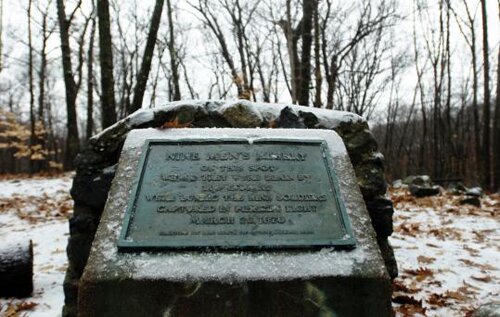 Rhode Island facts: Nine Men's Misery monument