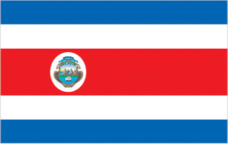 Facts about Costa Rica - Flag