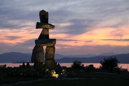 Facts about Vancouver - Inuksuk at English Bay