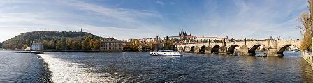 Facts about Vltava - Flowing under the bridge in Prague