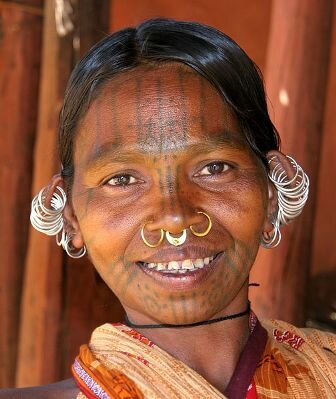 Facts about tattoos - Traditional facial tattoo