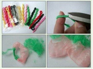 "Headbands from recycling used condoms"
