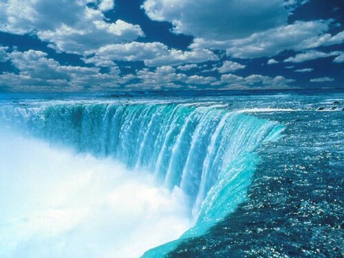 Niagara falls facts: Blue Niagara Falls