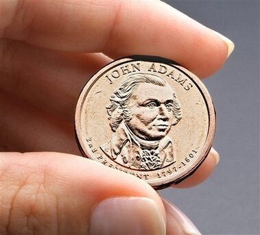 John Adams facts: coin
