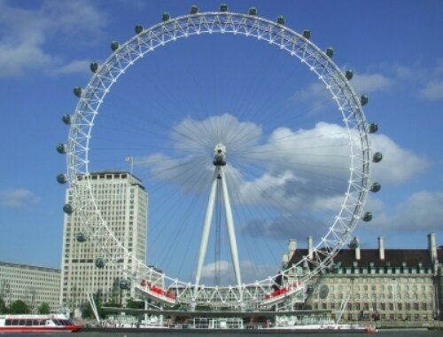 The London Eye at Noon